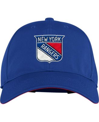 Men's adidas Blue New York Rangers Team Classics Slouch Adjustable Hat ...
