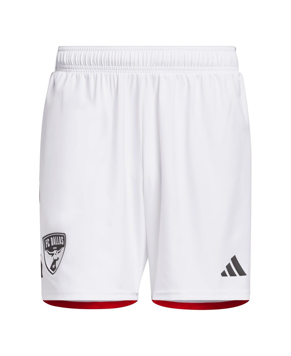 Adidas Originals Men's Adidas White Fc Dallas 2023 Away Aeroready Authentic Shorts