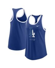 Women's Nike Royal Toronto Blue Jays Dri-Fit Performance Right Mix High Neck Tank Top Size: Medium