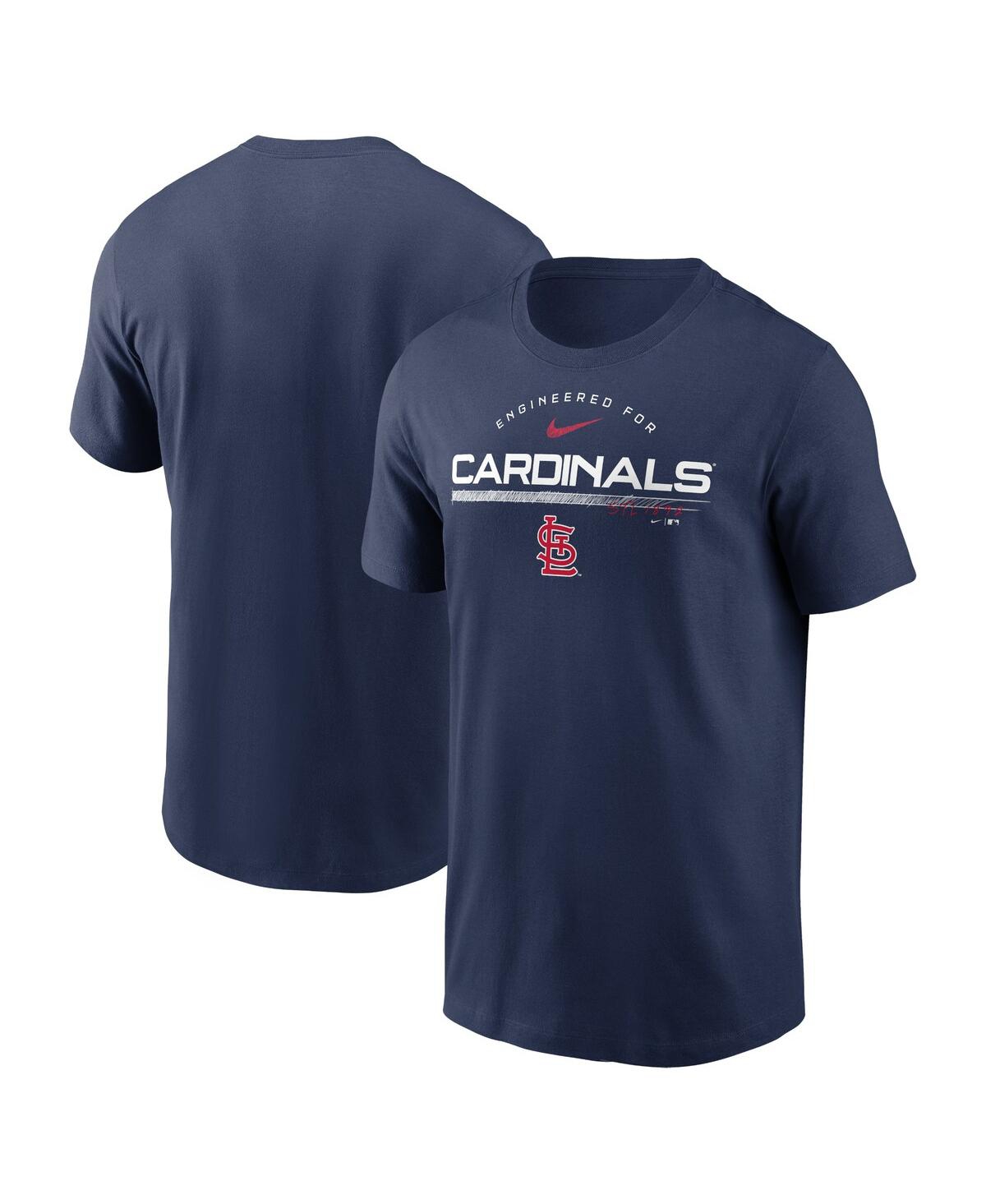 Nike Men's  Navy St. Louis Cardinals Team Engineered Performance T-shirt In Navy