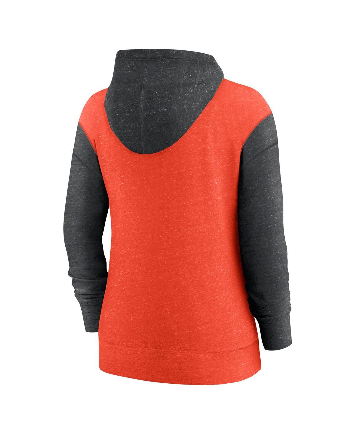 Shop Nike Women's  Orange San Francisco Giants Full-zip Hoodie