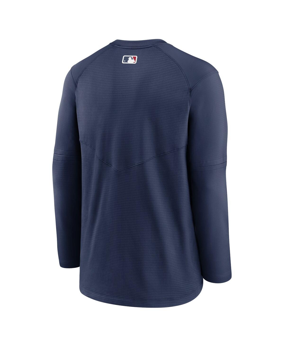 Men's Nike Navy St. Louis Cardinals Authentic Collection Logo Performance Long Sleeve T-Shirt