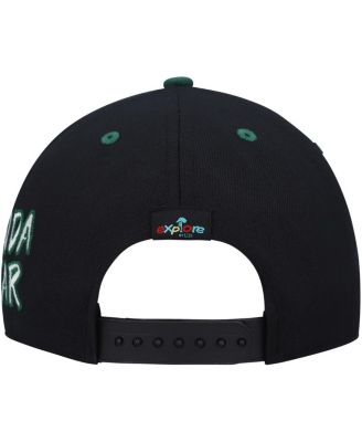 Big Boys Black Explore Panda Snapback Hat