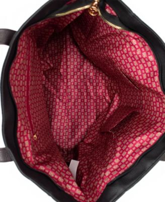 Rose Faux Leather Tote Weekender Carry-On