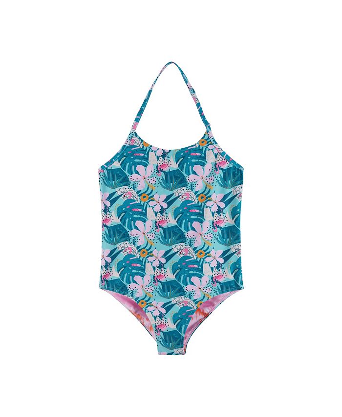 Andy & Evan Toddler/Child Girls Reversible Floral Print One Piece