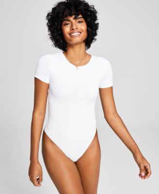 Women's Double-Layered Crewneck Bodysuit