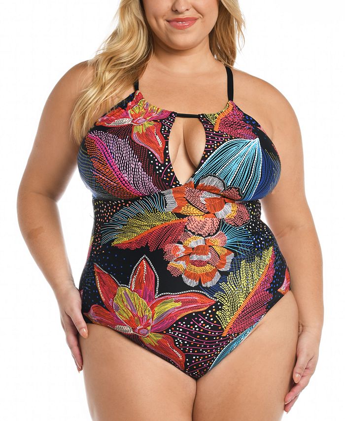 Macy's plus size women's cheap bathing suits