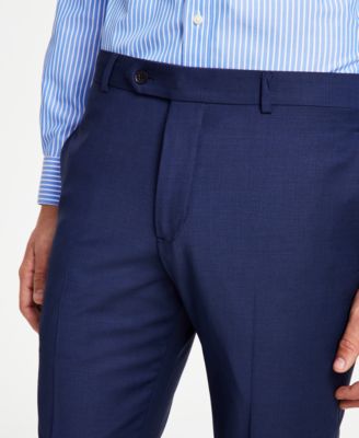 Men's Classic-Fit Stretch Wool Blend Suit Separates Pant 