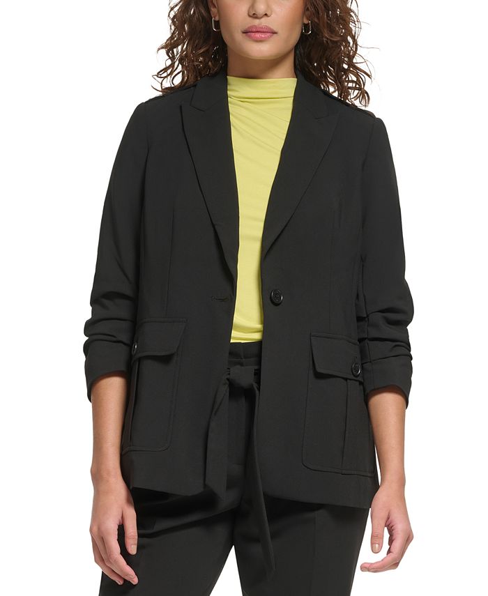 Calvin klein petite blazer store