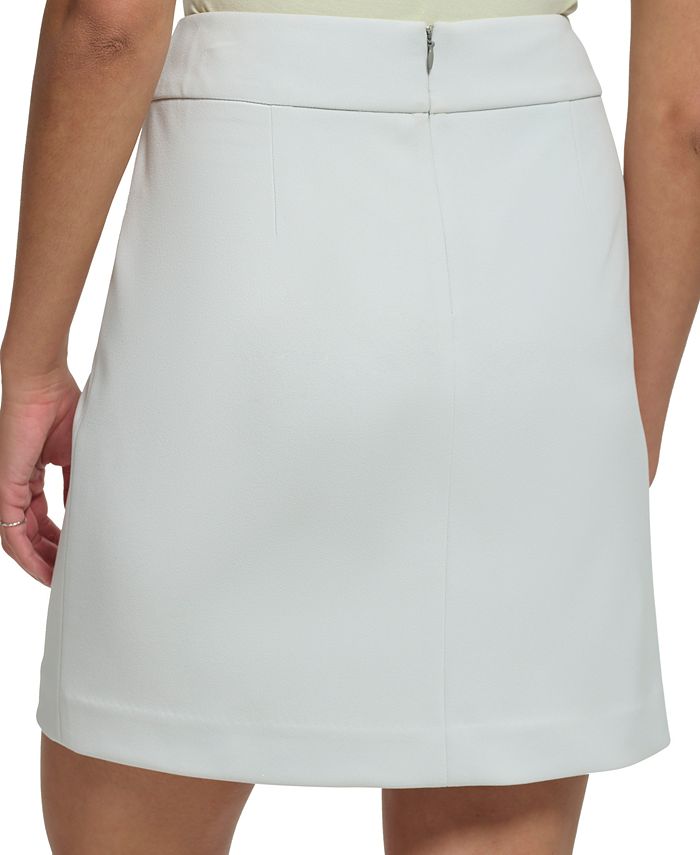 Calvin Klein Petite Scuba-Crepe A-Line Wrap Skirt & Reviews - Wear to ...