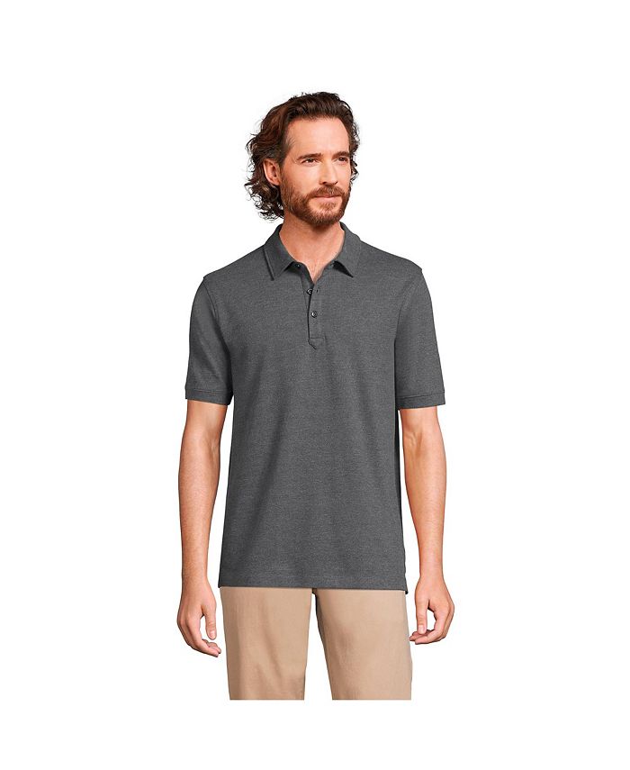 Lands' End Men's CoolMax Mesh Short Sleeve Polo Shirt - Macy's