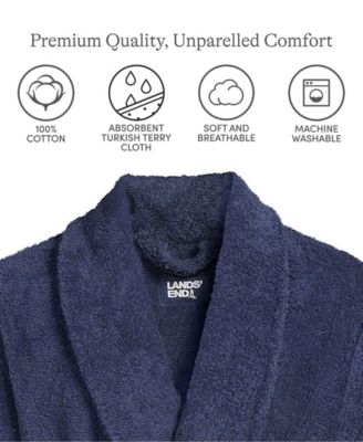 Men's Calf Length Turkish Terry Robe