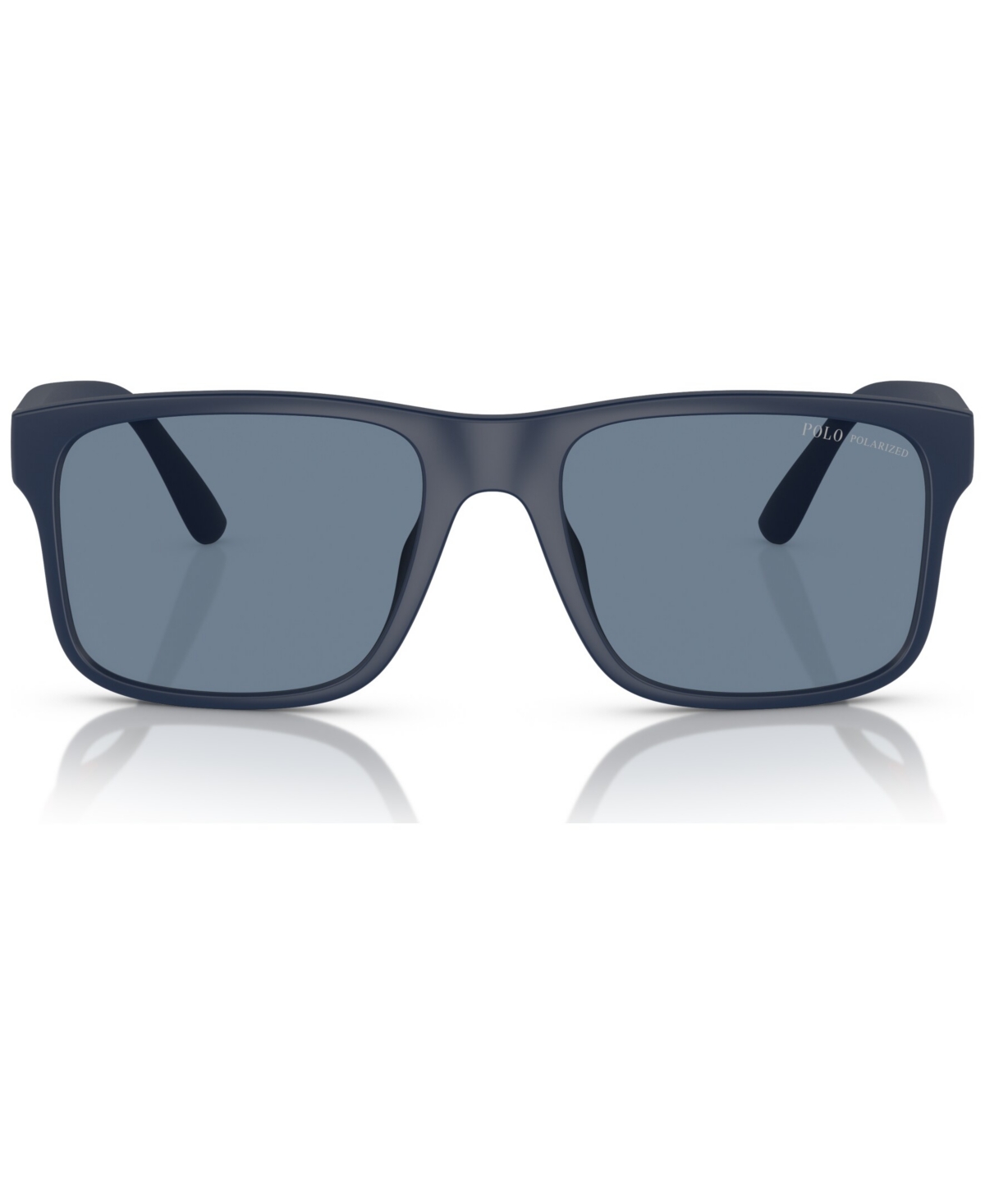 Shop Polo Ralph Lauren Men's Polarized Sunglasses, Ph4195u In Matte New Port Navy