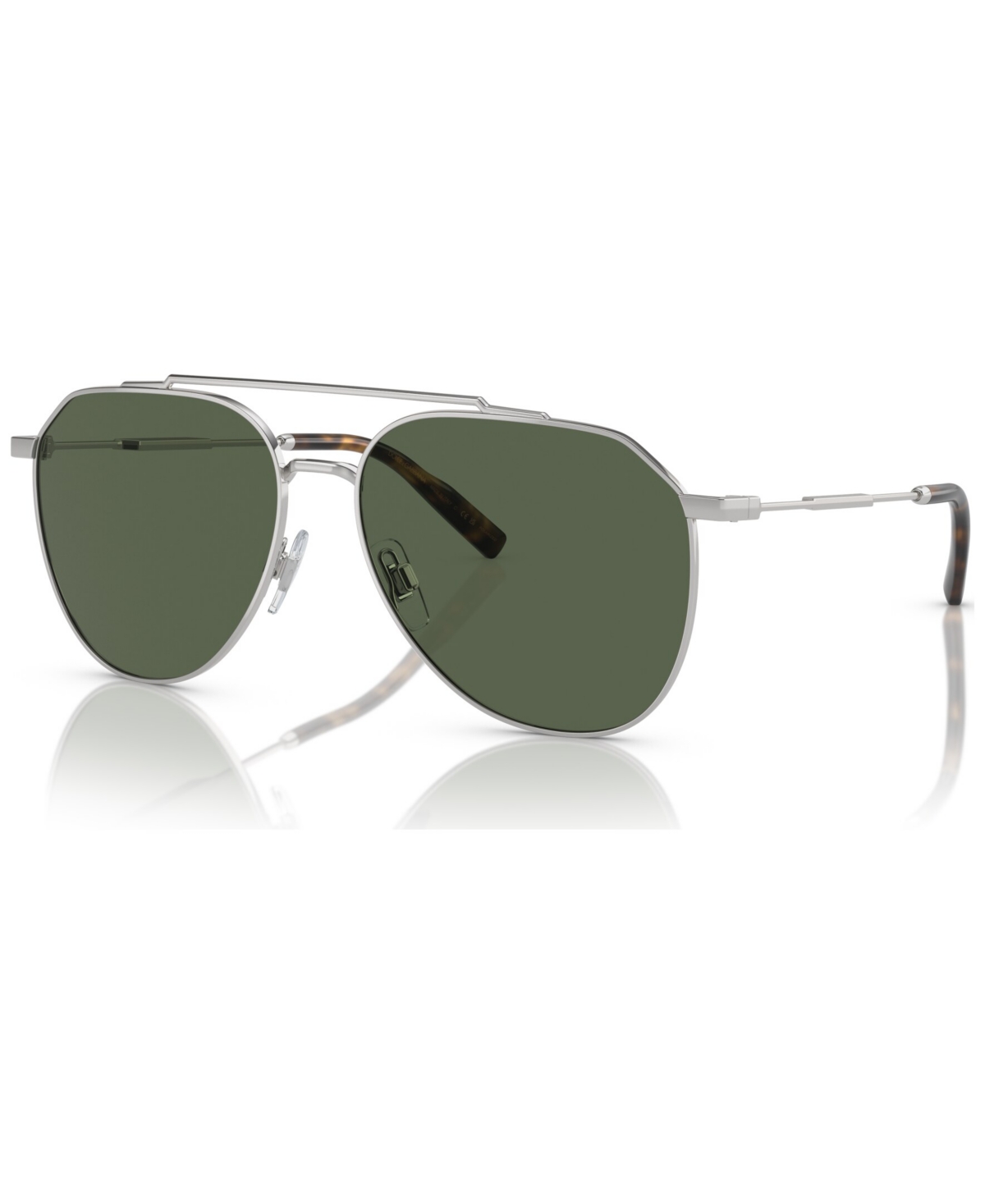 Dolce & Gabbana Men's Polarized Sunglasses, Dg2296 In Silver-tone