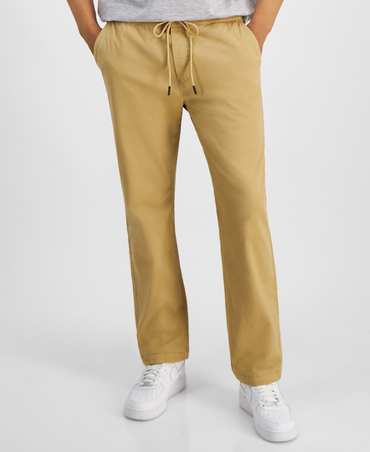AND NOW THIS MEN'S REGULAR-FIT TWILL DRAWSTRING PANTS, CREATED FOR MACY'S