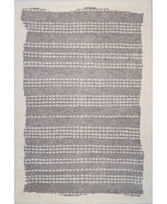 Bb Rugs Natural Wool Nwl26 Area Rug In Gray