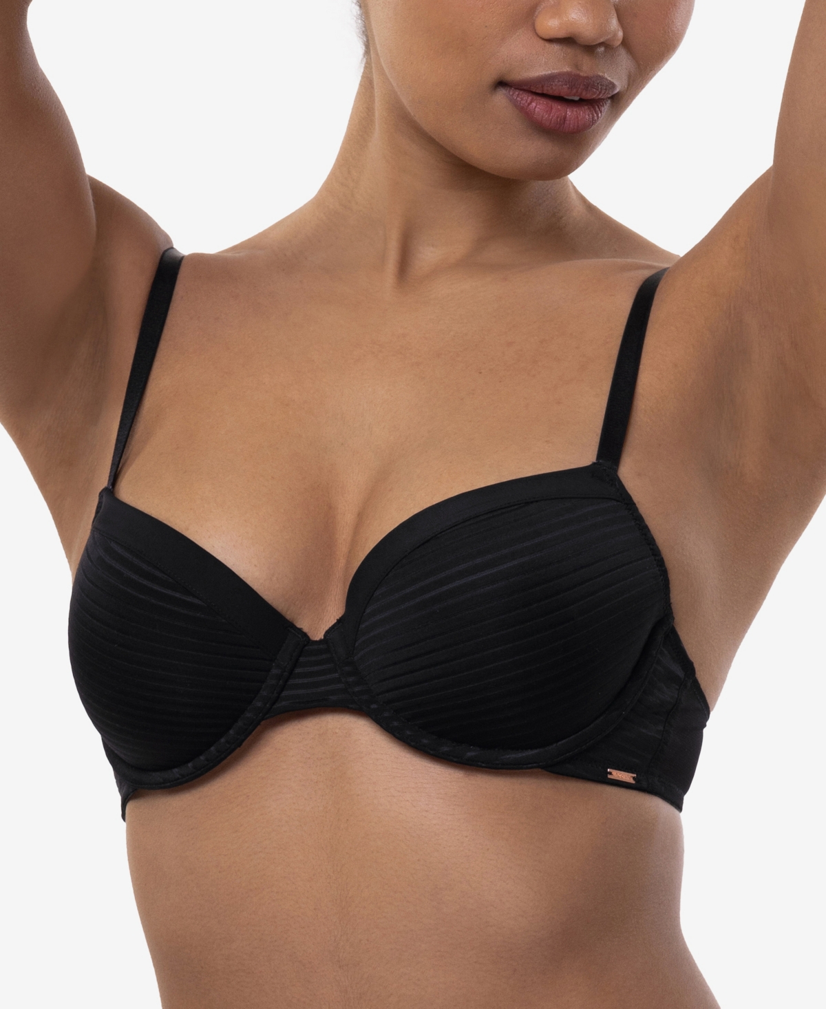 Dorina Women's Louise 2 Piece Light Padded Silky Demi Bra, D001925MI066 - Nude