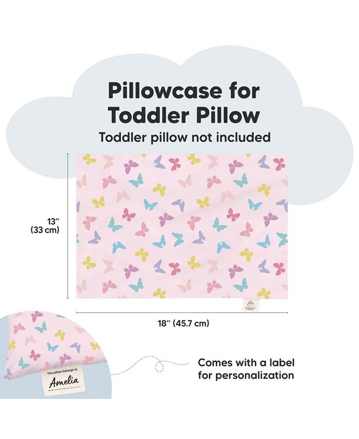 KeaBabies Toddler Pillowcase for 13X18 Pillow, Organic Toddler Pillow Case, Travel Pillow Case