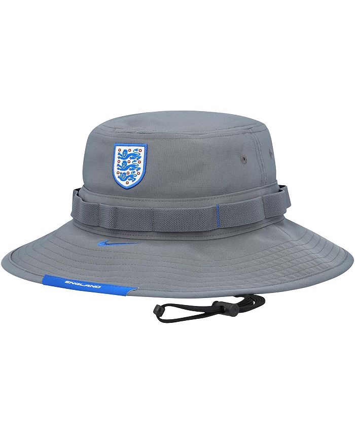 Men's Gray England National Team Boonie Tri-Blend Performance Bucket Hat