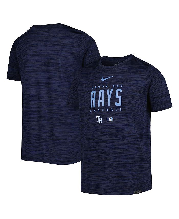 Tampa Bay Rays Nike Youth Authentic Collection Velocity Practice  Performance T-Shirt - Navy