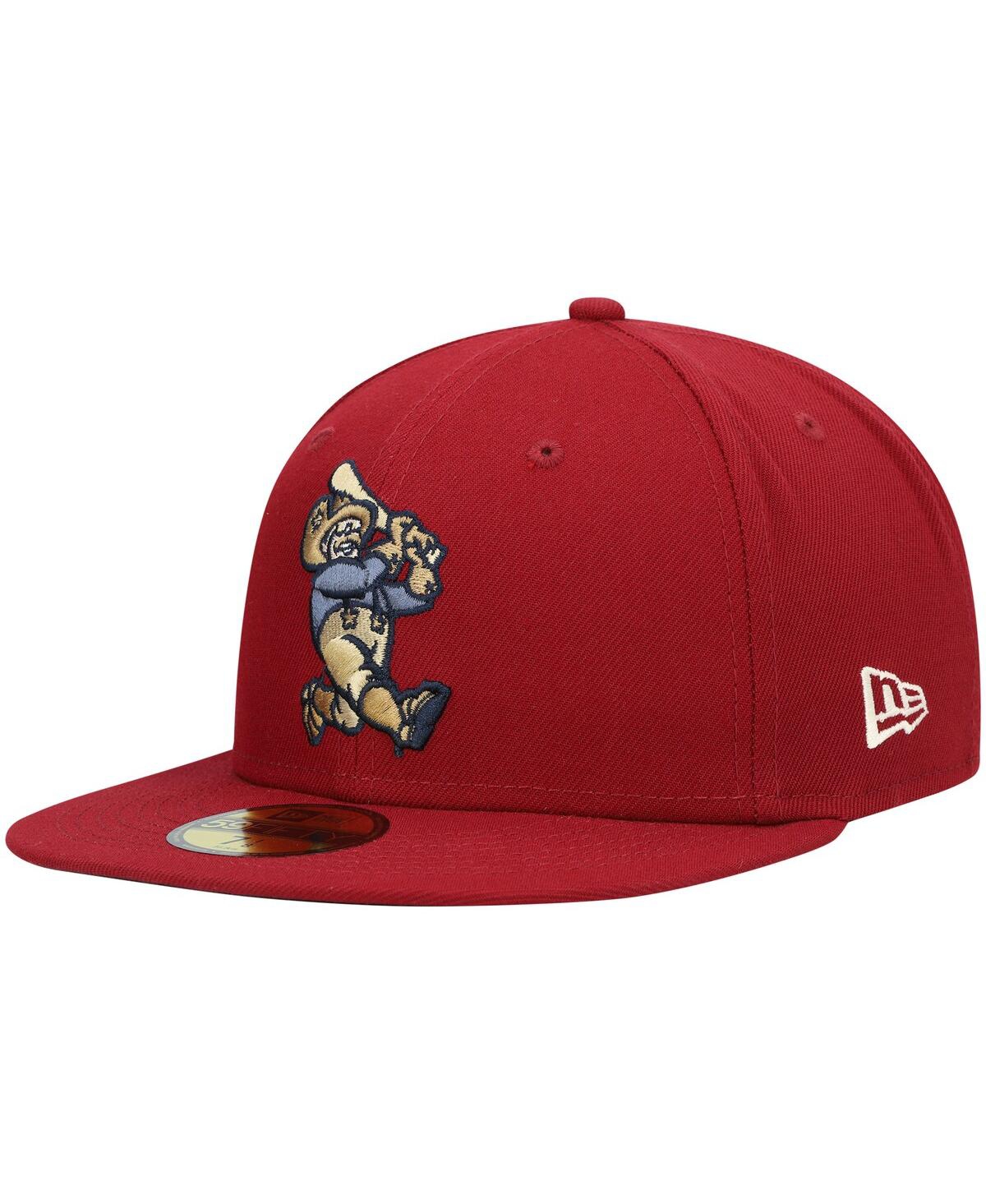 New Era Red Frisco Roughriders Authentic Collection Team Alternate 59fifty Fitted Hat In Red