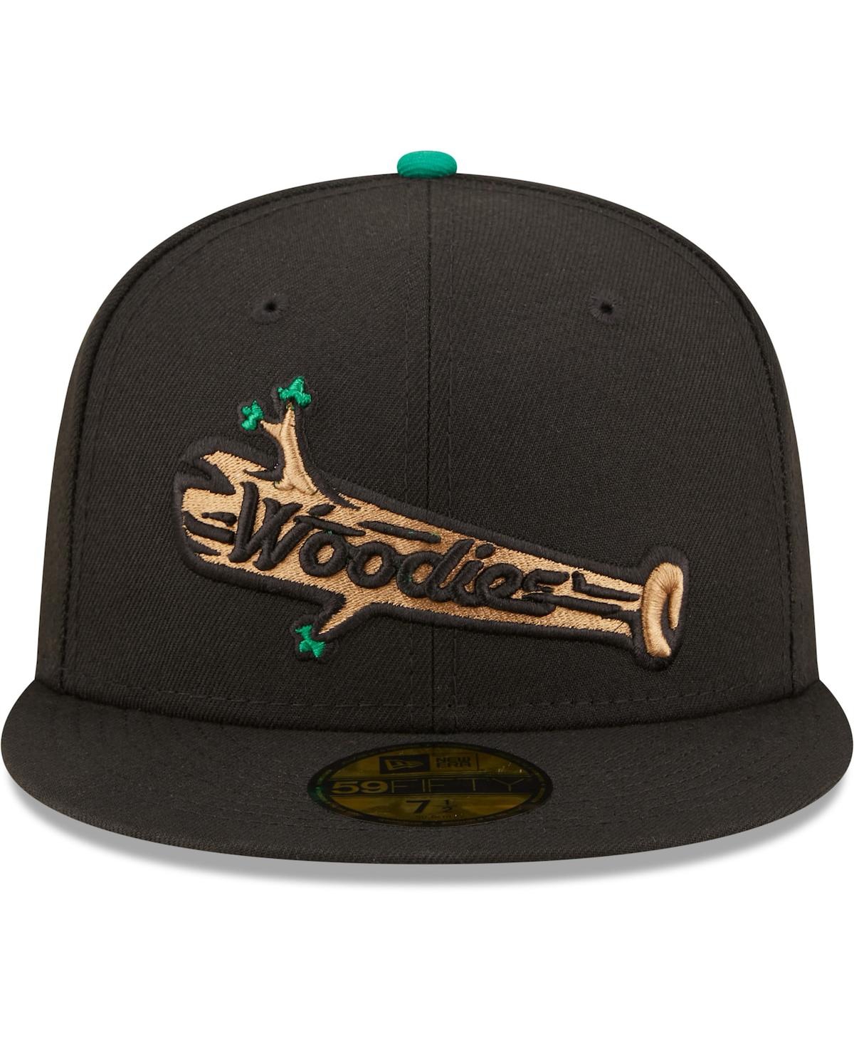Men's New EraDown East Wood Ducks Authentic Collection 59FIFTY Fitted Hat - Black