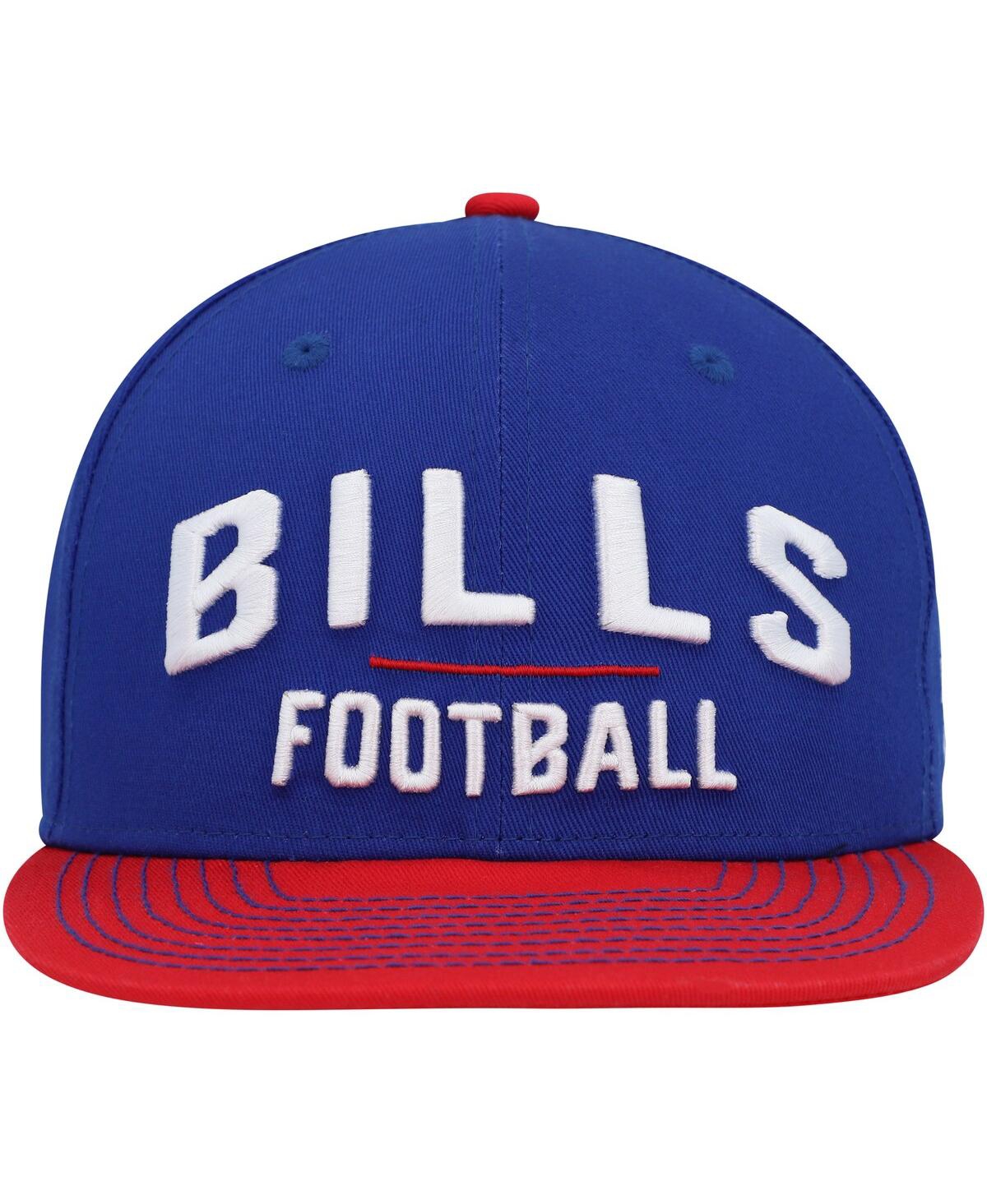 Shop Outerstuff Big Boys And Girls Royal, Red Buffalo Bills Lock Up Snapback Hat In Royal,red