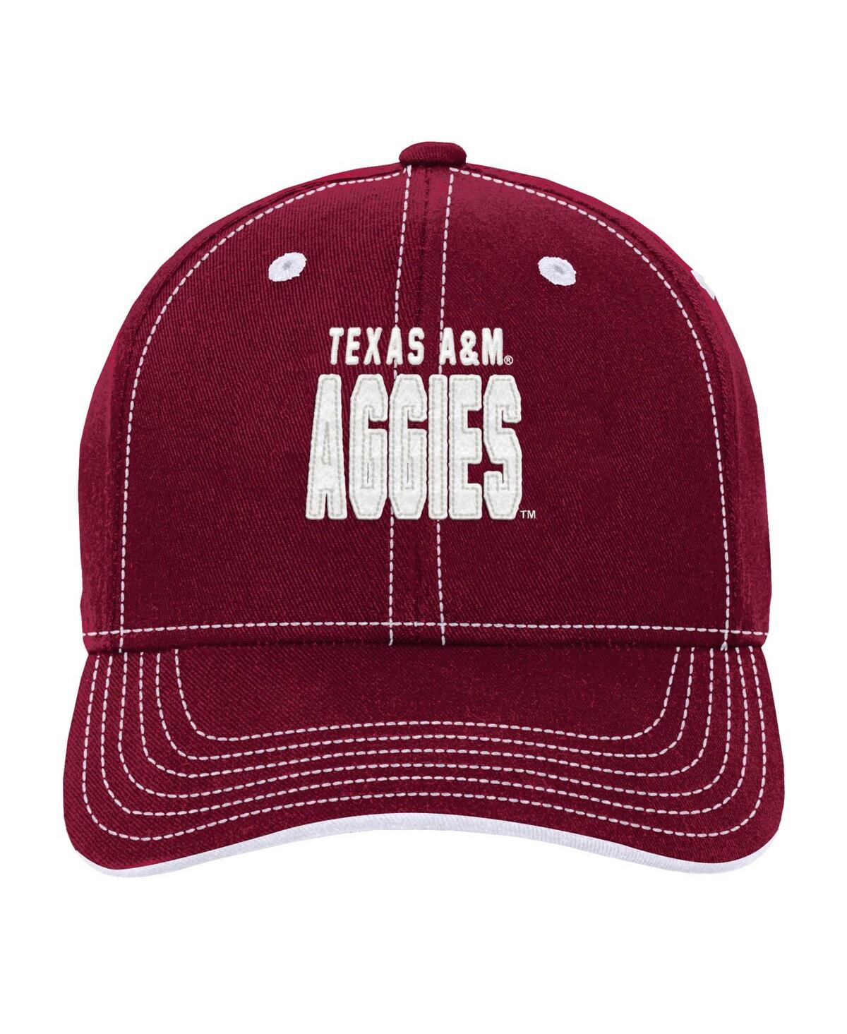 Shop Outerstuff Big Boys And Girls Maroon Texas A&m Aggies Old School Slouch Adjustable Hat