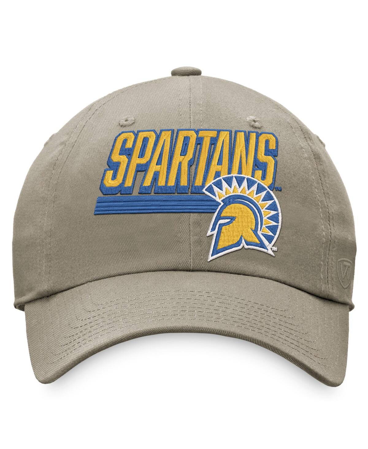 Shop Top Of The World Men's  Khaki San Jose State Spartans Slice Adjustable Hat