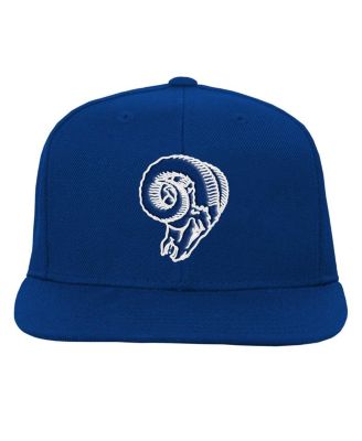 Big Boys and Girls Royal Los Angeles Rams Gridiron Classics Ground Snapback Hat