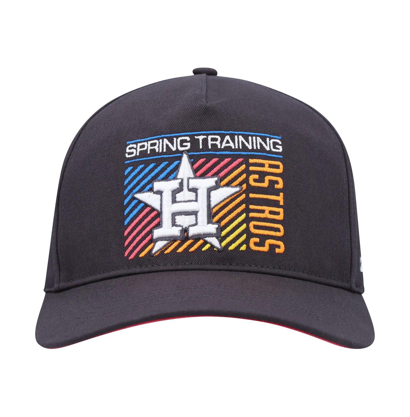 Мужская кепка '47 Brand Charcoal Houston Astros 2023 Spring Training Reflex Hitch Snapback Hat — фото 3