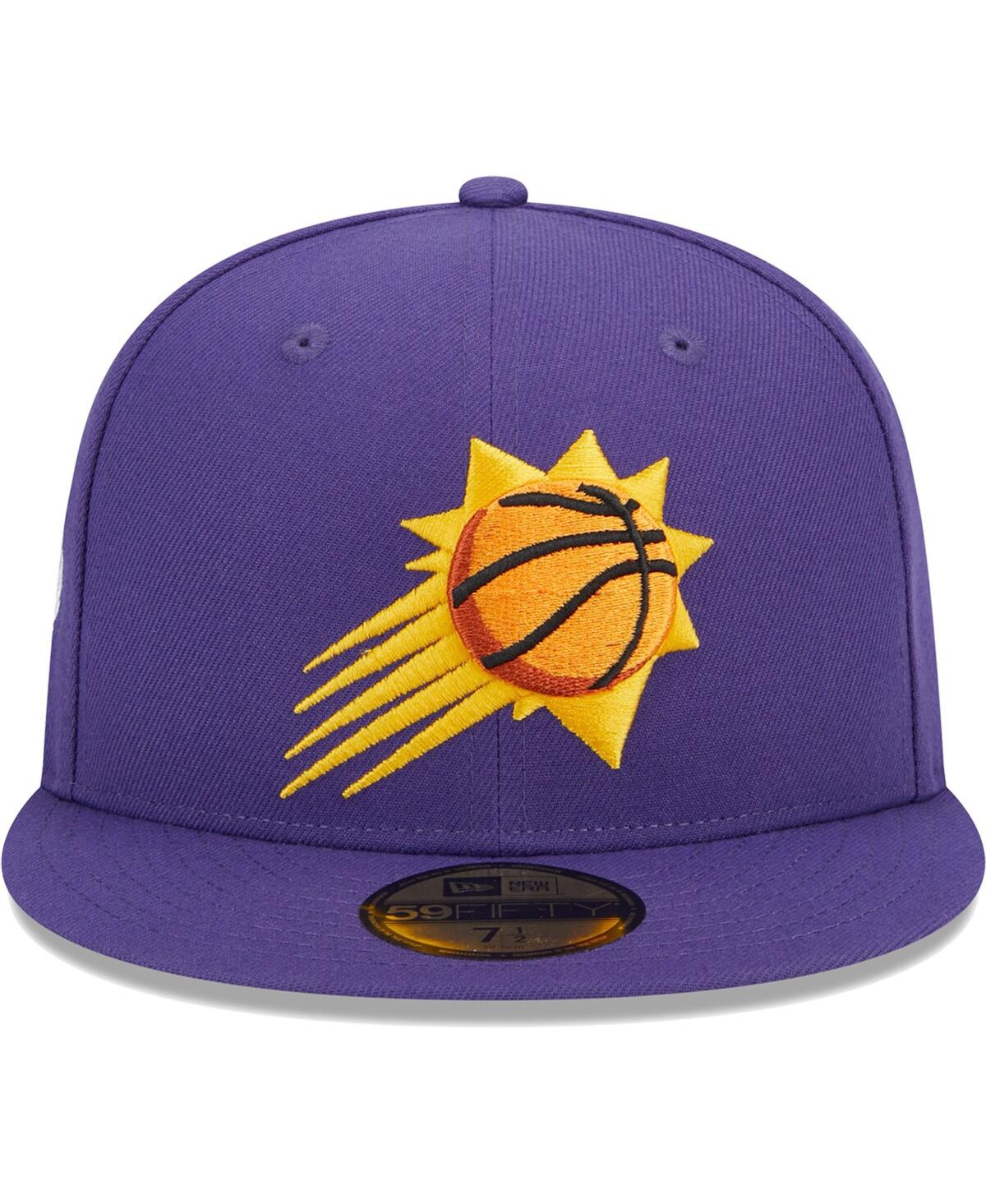 Shop New Era Men's  Purple Phoenix Suns Camo Undervisor Laurels 59fifty Fitted Hat