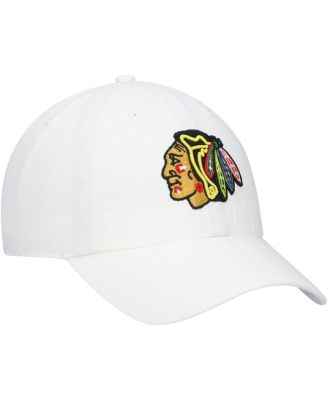 Men's White Chicago Blackhawks Team Clean Up Adjustable Hat