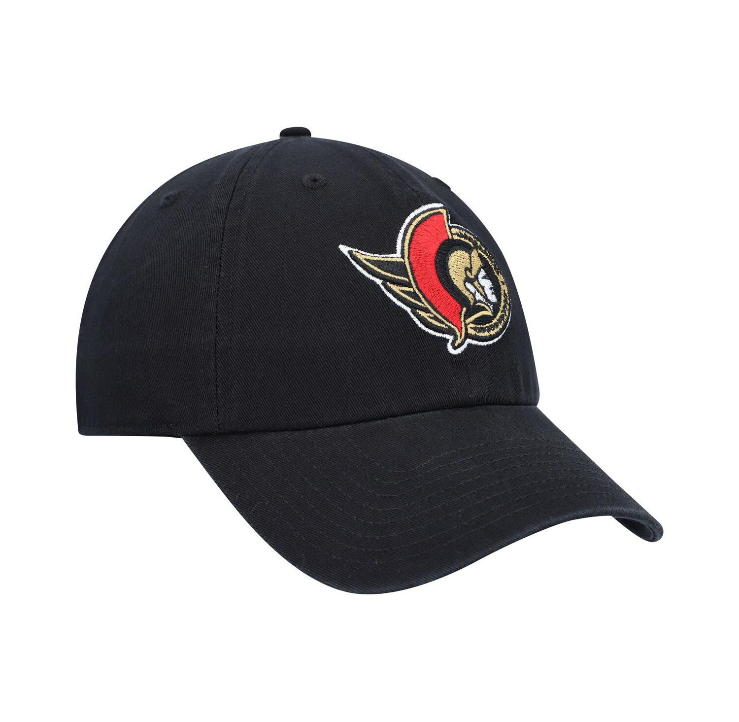 Men's Black Ottawa Senators Clean Up Adjustable Hat