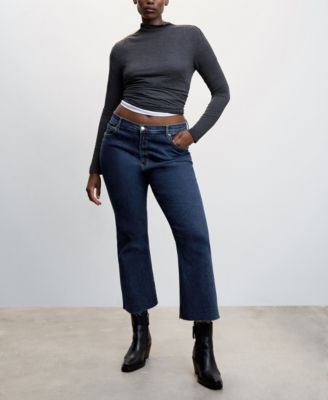 Women's Crop Flared Jeans