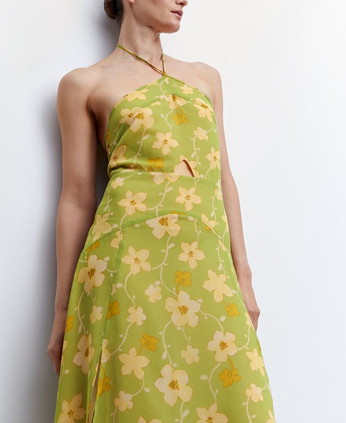 MANGO Women's Flower Print Dress - Macy's