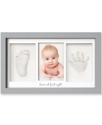 Duo Baby Hand and Footprint Kit, Baby Handprint Kit, Newborn Photo Frame, Baby Keepsake for New Mom