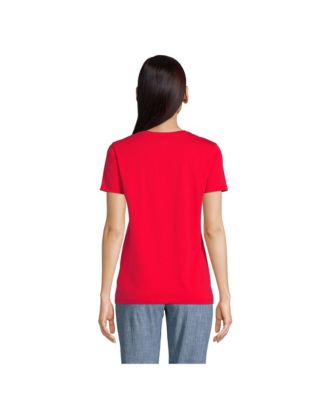 Women's Relaxed Supima Cotton V-Neck T-Shirt