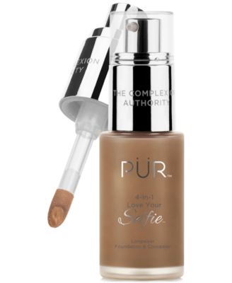 PUR 4-In-1 Love Your Selfie Longwear Foundation & Concealer - DN5 Suede - dark w/ neutral undertones