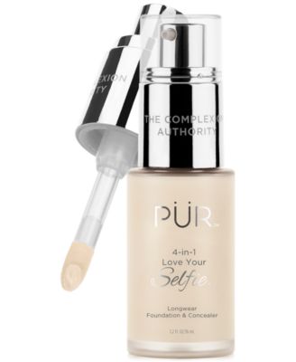 PUR 4-In-1 Love Your Selfie Longwear Foundation Concealer - LG3 Bone - very light w golden underton 40$