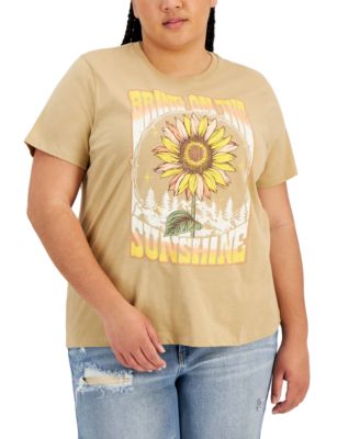 Rebellious One - Trendy Plus Size Sunshine Short Sleeve T-Shirt