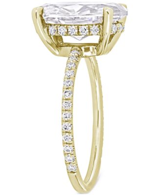 Moissanite Oval Ring (4-7/8 ct. t.w.) in 10k Gold