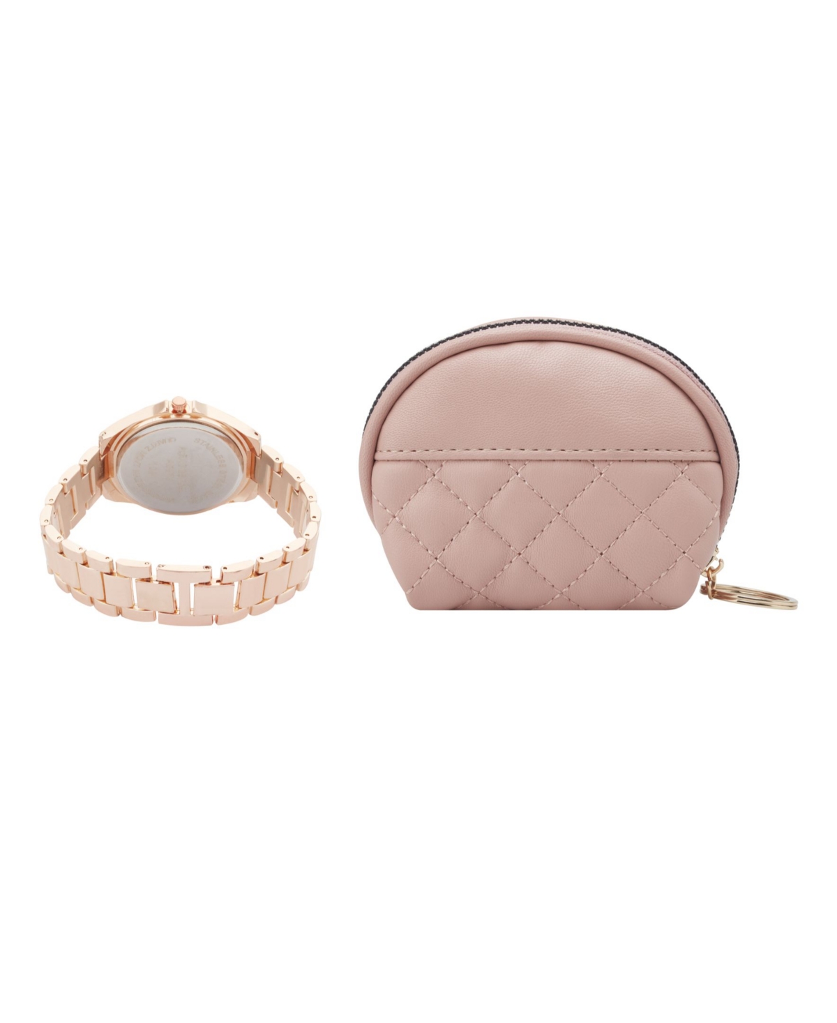 Alexis Bendel Women's AnalogTone Metal Alloy Bracelet Watch, and Wallet Gift Set - Rose Gold