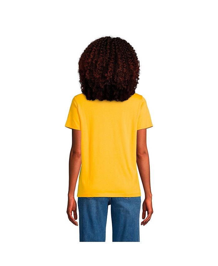 Lands' End Women's Relaxed Supima Cotton Short Sleeve Crewneck TShirt