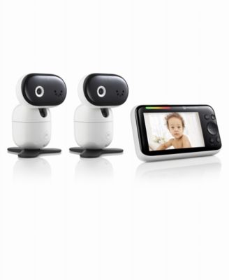 Connect 5.0" Wi-Fi Motorized Video Baby Monitor, 2 Camera Set