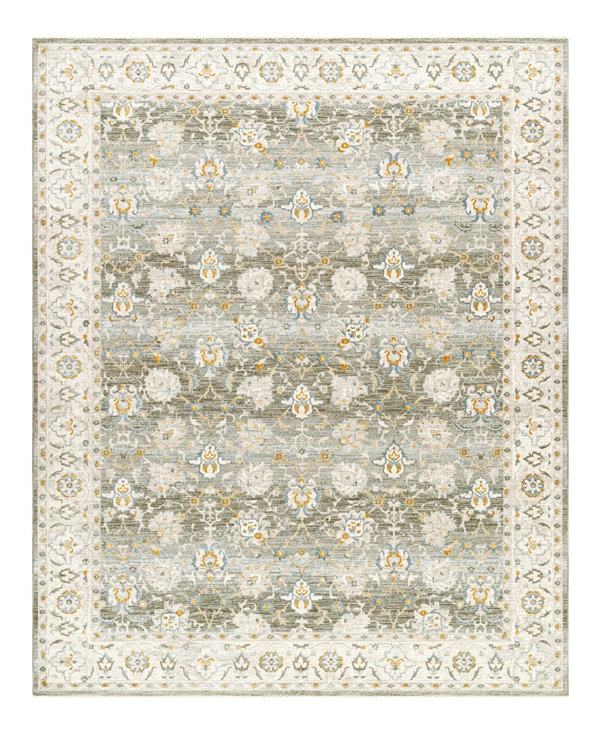 Surya Dresden Dre-2312 7'10" X 10'3" Area Rug In Olive