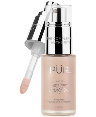 PUR 4-In-1 Love Your Selfie Longwear Foundation Concealer - MP3 Buff - medium w pink undertones 40$