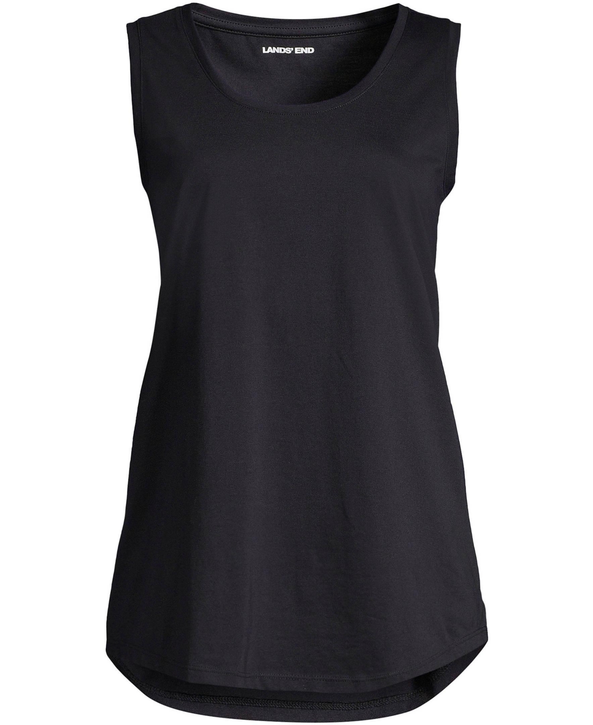Lands' End Women's Supima Cotton Tunic Tank Top