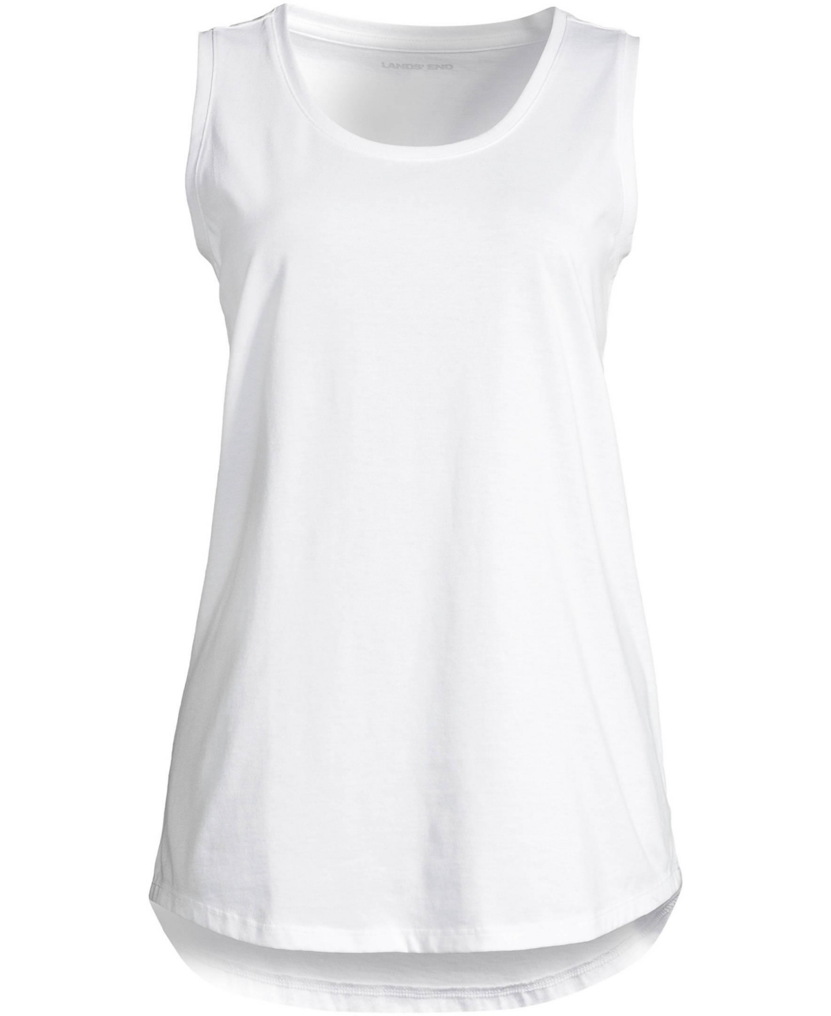 Lands' End Women's Supima Cotton Tunic Tank Top