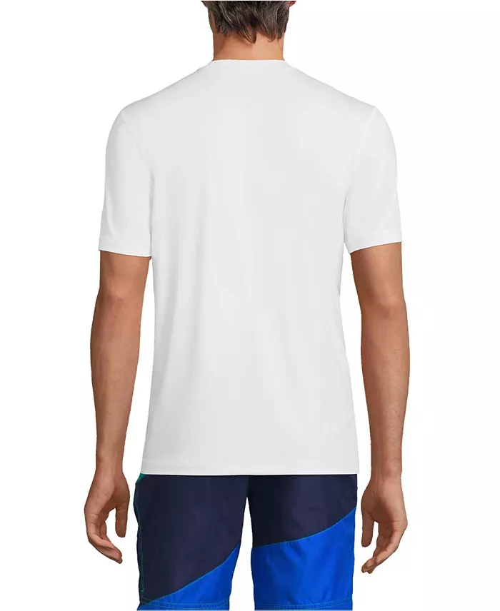 Men's SunShade UPF 50 Short Sleeve Swim Tee Cooling Rash Guard - thumbnail 2